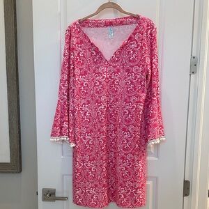 Elegant Pink Floral Dress